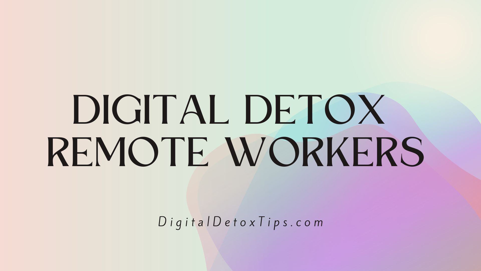 Digital Detox Activities For Remote Workers